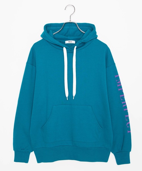 WEGO（ウィゴー）の「WEGO/浮世絵リフレクタービッグシルエットパーカー（パーカー・レディース・ホワイト/ブルー・FREE）」の14枚目の写真