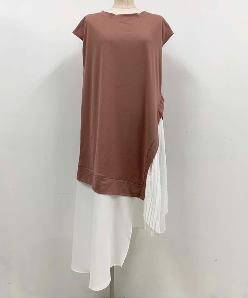 PICCIN(ピッチン)の「アシメ&レイヤードワンピース(ワンピース・レディース・ベージュ/ブラック/ピンク・L/M)」の18枚目の写真
