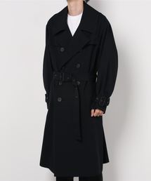 ROBES&CONFECTIONS | Robes&Confections/ローブス&コンフェクションズ/Water-repellent High Density Wool Chambray Trench Coat/撥水高密度ウールシャンブレートレンチコート/DRC-C01-106H(ステンカラーコート)