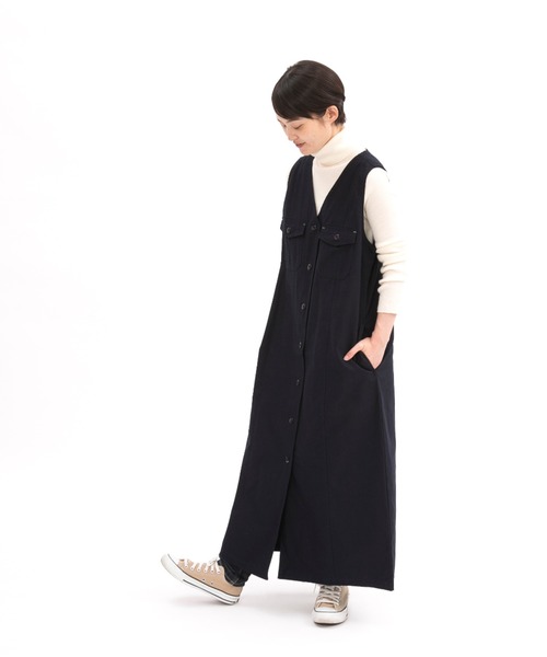 セール Cocowalk ﾛﾝｸﾞﾍﾞｽﾄﾜﾝﾋﾟｰｽｴﾌﾟﾛﾝ エプロン Coco Walk ココウォーク のファッション通販 Zozotown