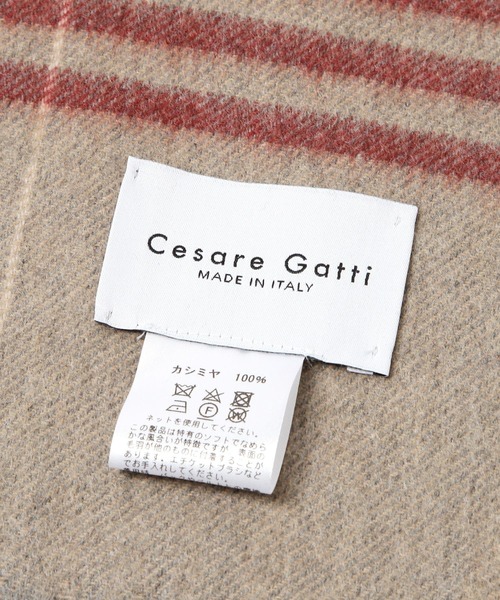♡Cesare Gatti 心もとな ジベリーノカシミヤ100％ 大判ストール 未使用