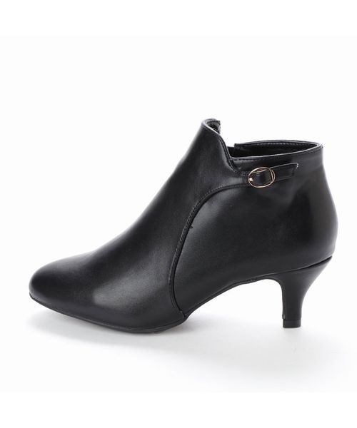 Fin(フィン)の「ショートブーティー(ブーツ・レディース・ブラック/ブラック系その他・LL/S/M/L)」の10枚目の写真
