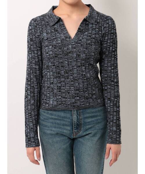 jouetie（ジュエティ）の「ベーシックスキッパーニット（ニット/セーター・レディース・ブラック/パープル/ピンク/グリーン・MEDIUM）」の19枚目の写真