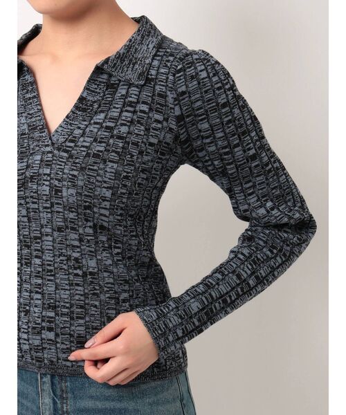 jouetie（ジュエティ）の「ベーシックスキッパーニット（ニット/セーター・レディース・ブラック/パープル/ピンク/グリーン・MEDIUM）」の16枚目の写真