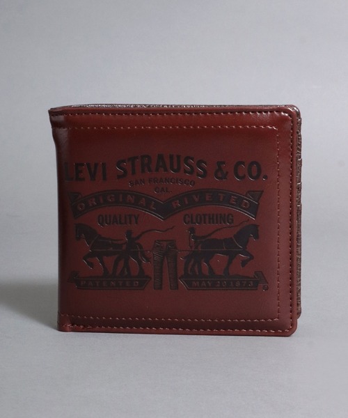 Levi's（リーバイス）の「【Levi's】ツーホースエンボス二つ折り財布（財布・メンズ・ブラック/ダークブラウン/ブラウン・FREE）」の3枚目の写真