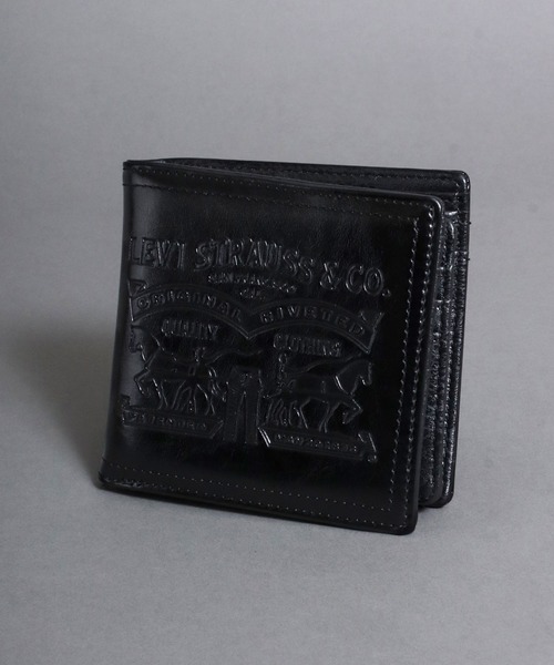 Levi's（リーバイス）の「【Levi's】ツーホースエンボス二つ折り財布（財布・メンズ・ブラック/ダークブラウン/ブラウン・FREE）」の4枚目の写真