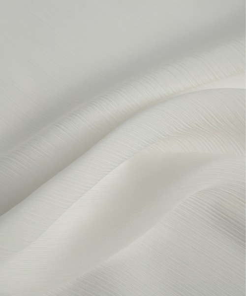 La-gemme(ラジェム)の「ボリュームレース袖スタンドカラートップス(シャツ/ブラウス・レディース・ホワイト/ブラック/ピンク/カーキブラウン・M/L)」の16枚目の写真