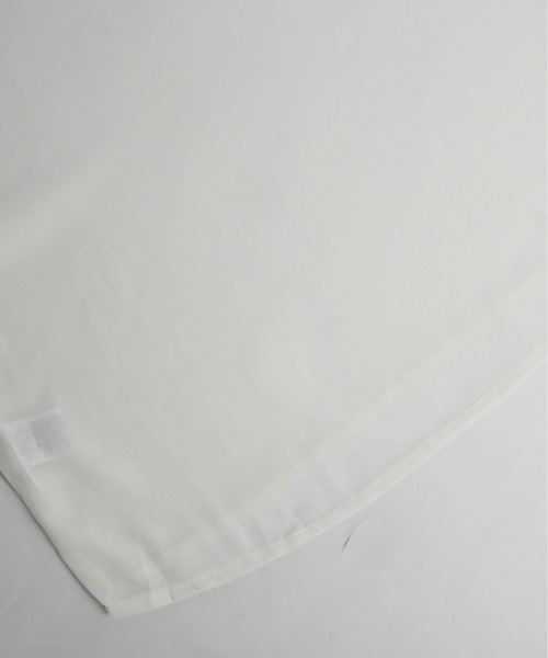 La-gemme(ラジェム)の「ボリュームレース袖スタンドカラートップス(シャツ/ブラウス・レディース・ホワイト/ブラック/ピンク/カーキブラウン・M/L)」の14枚目の写真