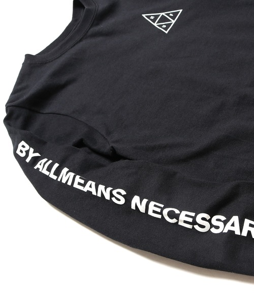 HUF（ハフ）の「HUF/ハフ ESSENTIALS TT L/S TEE ロングスリーブTシャツ（Tシャツ/カットソー・メンズ・グレー/ブラック/ホワイト・S/M/L/XL）」の6枚目の写真