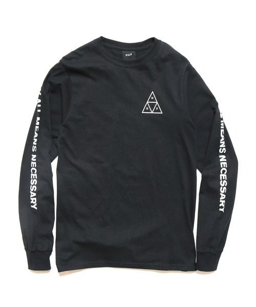 HUF（ハフ）の「HUF/ハフ ESSENTIALS TT L/S TEE ロングスリーブTシャツ（Tシャツ/カットソー・メンズ・グレー/ブラック/ホワイト・S/M/L/XL）」の11枚目の写真