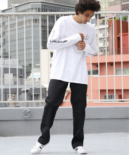 ☆HUF（ハフ）☆ESSENTIALS TT L/S TEE (長袖シャツ） HUF/ハフ ESSENTIALS TT L/S TEE ロングスリーブTシャツ（T