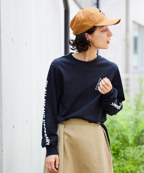 HUF ロングスリーブ Tシャツ Lサイズ 黒 HUF（ハフ）の「HUF⁄ハフ ESSENTIALS TT L⁄S TEE ロングスリーブT