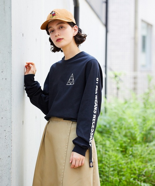 HUF（ハフ）の「HUF/ハフ ESSENTIALS TT L/S TEE ロングスリーブTシャツ（Tシャツ/カットソー・メンズ・グレー/ブラック/ホワイト・S/M/L/XL）」の22枚目の写真