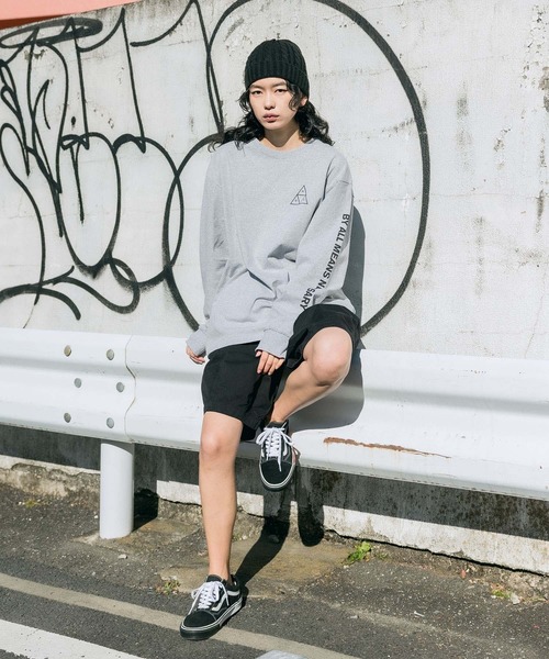 HUF/ハフ ESSENTIALS TT L/S TEE ロングスリーブTシャツ（T