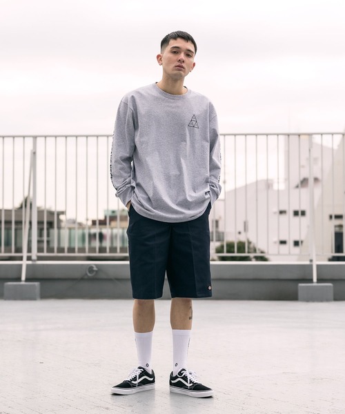☆HUF（ハフ）☆ESSENTIALS TT L/S TEE (長袖シャツ） HUF/ハフ ESSENTIALS TT L/S TEE ロングスリーブTシャツ（T