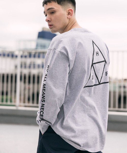 HUF/ハフ ESSENTIALS TT L/S TEE ロングスリーブTシャツ（T