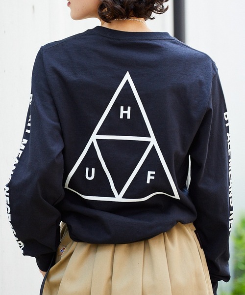 ☆HUF（ハフ）☆ESSENTIALS TT L/S TEE (長袖シャツ） HUF（ハフ）の「HUF/ハフ ESSENTIALS TT L/S TEE ロンT（Tシャツ