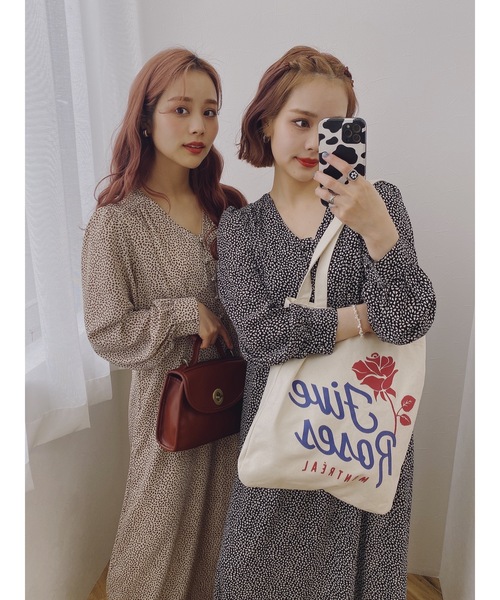 JUMELLE（ジュメロ）の「ジョイワンピース（ワンピース・レディース・ベージュ/ブラック・FREE）」の20枚目の写真