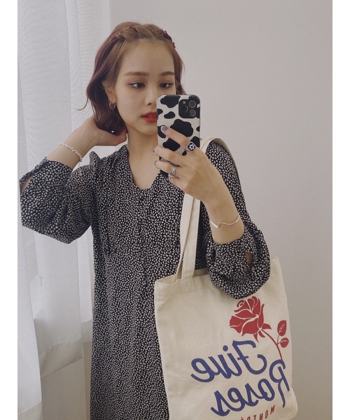 JUMELLE（ジュメロ）の「ジョイワンピース（ワンピース・レディース・ベージュ/ブラック・FREE）」の21枚目の写真