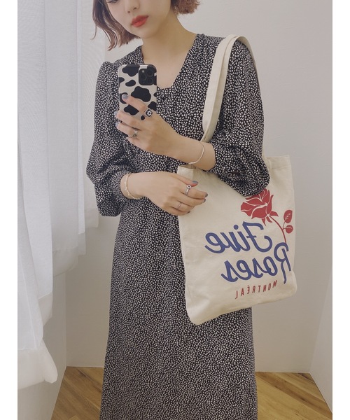 JUMELLE（ジュメロ）の「ジョイワンピース（ワンピース・レディース・ベージュ/ブラック・FREE）」の22枚目の写真
