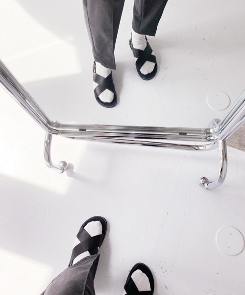 WESTBOY（ウエストボーイ）の「【WB ORIGINALS】Ankle Strapped Gladiator Sandal（サンダル・メンズ・ブラック・44/41/42/43）」の9枚目の写真