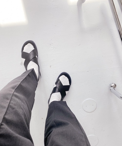 WESTBOY（ウエストボーイ）の「【WB ORIGINALS】Ankle Strapped Gladiator Sandal（サンダル・メンズ・ブラック・44/41/42/43）」の12枚目の写真