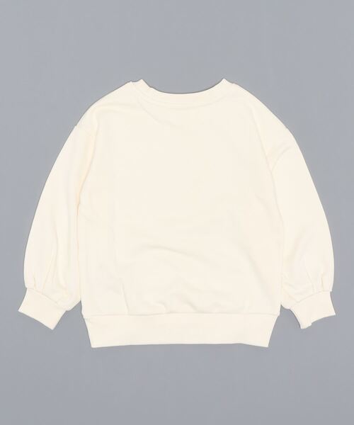 DISCOAT（ディスコート）の「【キッズ】オソロカレッジロゴビッグサイズスウェット（Tシャツ/カットソー・キッズ・チャコールグレー/ライトグレー/アイボリー・140/120/130）」の4枚目の写真