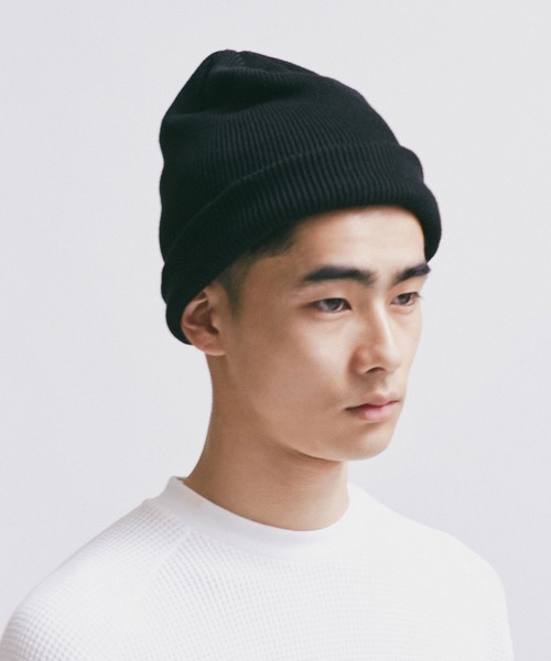 NVy by（ネイビーバイ）の「NVy by nano universe ニットワッチ（ニットキャップ/ビーニー・メンズ・ブラック/ベージュ/ネイビー・FREE）」の2枚目の写真