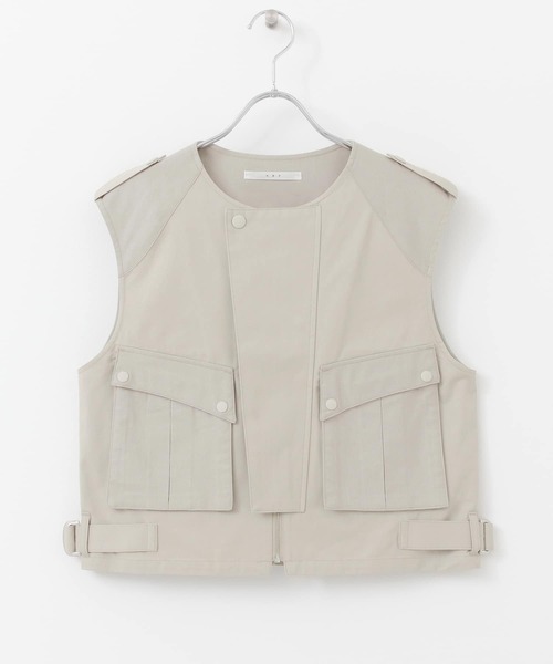 KBF（ケイビーエフ）の「ハンティングベスト（ベスト・レディース・ライトベージュ/ライトカーキ・ONE）」の11枚目の写真