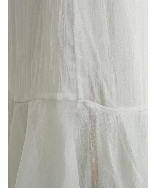 earth music&ecology（アースミュージックアンドエコロジー）の「シアーフレアスカート ＊（スカート・レディース・ブラック/ピンク/ミント・FREE）」の16枚目の写真