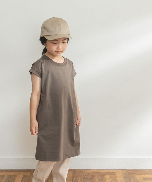 FORK&SPOON（フォークアンドスプーン）の「FORK&SPOON　オーガニックコットンワンピース(KIDS)（ワンピース・キッズ・ブルー/ブラウン・90/120/105/135）」の13枚目の写真