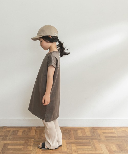 FORK&SPOON（フォークアンドスプーン）の「FORK&SPOON　オーガニックコットンワンピース(KIDS)（ワンピース・キッズ・ブルー/ブラウン・90/120/105/135）」の7枚目の写真