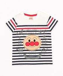 顔アップリケTシャツ