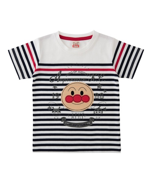 ANPANMAN KIDS COLLECTION（アンパンマンキッズコレクション）の「顔アップリケTシャツ（Tシャツ/カットソー・キッズ・ピンク/ネイビー・100cm/110cm/90cm/120cm/80ｃｍ）」の4枚目の写真