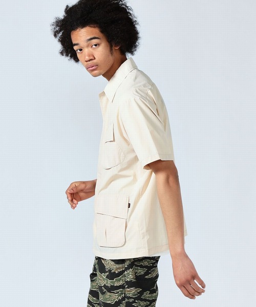 ※ALPHA（アルファ）の「ファティーグシャツ（シャツ/ブラウス・メンズ・グリーン/アイボリー/ブラック・LARGE/X-LARGE/MEDIUM）」の12枚目の写真