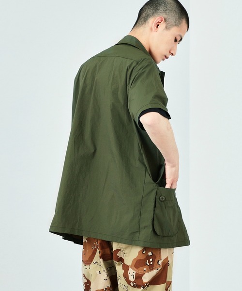 ※ALPHA（アルファ）の「ファティーグシャツ（シャツ/ブラウス・メンズ・グリーン/アイボリー/ブラック・LARGE/X-LARGE/MEDIUM）」の19枚目の写真