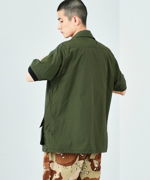 ※ALPHA（アルファ）の「ファティーグシャツ（シャツ/ブラウス・メンズ・グリーン/アイボリー/ブラック・LARGE/X-LARGE/MEDIUM）」の17枚目の写真