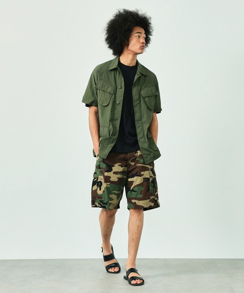 ※ALPHA（アルファ）の「ファティーグシャツ（シャツ/ブラウス・メンズ・グリーン/アイボリー/ブラック・LARGE/X-LARGE/MEDIUM）」の21枚目の写真