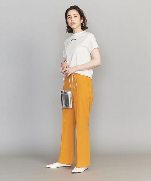 SUPP. no one else （サップノーワンエルス）の「＜SUPP.NO ONE ELSE＞コンパクトロゴTシャツ（Tシャツ/カットソー・レディース・オリーブ/ホワイト・FREE）」の6枚目の写真