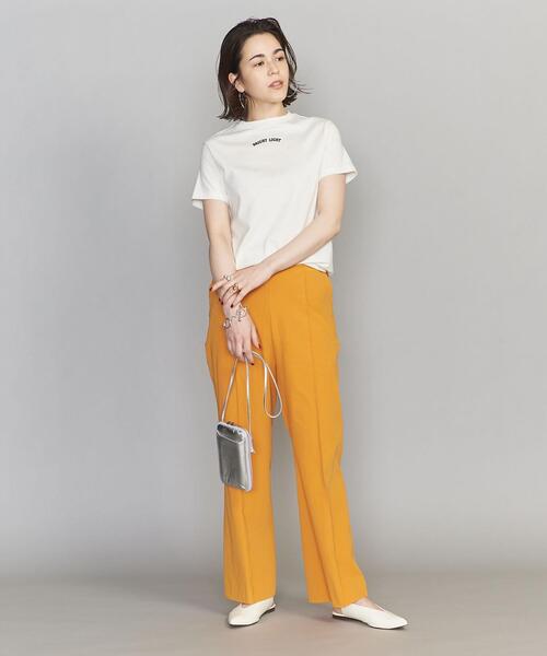 SUPP. no one else （サップノーワンエルス）の「＜SUPP.NO ONE ELSE＞コンパクトロゴTシャツ（Tシャツ/カットソー・レディース・オリーブ/ホワイト・FREE）」の7枚目の写真