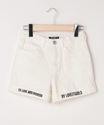 by LOVEiT | 裾ロゴショートパンツ(その他パンツ)