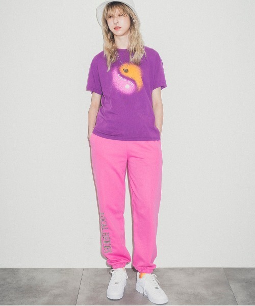 LOCAL HEROES(ローカルヒーローズ)の「YIN YANG PURPLE TEE(Tシャツ/カットソー・レディース・パープル・XS/M/S/L)」の3枚目の写真