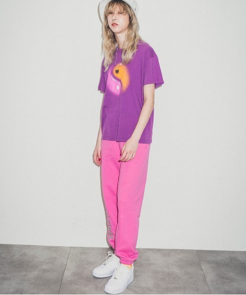 LOCAL HEROES(ローカルヒーローズ)の「YIN YANG PURPLE TEE(Tシャツ/カットソー・レディース・パープル・XS/M/S/L)」の2枚目の写真