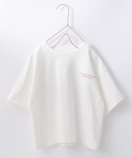 LOWRYS FARM（ローリーズファーム）の「フォトＢＩＧＴＥＥＳＳ　948797（Tシャツ/カットソー・キッズ・ホワイト系その他/ホワイト系その他2/チャコールグレー・110cm/120cm/130cm/140cm/150cm）」の6枚目の写真