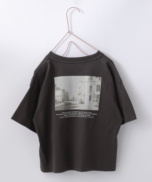 LOWRYS FARM（ローリーズファーム）の「フォトＢＩＧＴＥＥＳＳ　948797（Tシャツ/カットソー・キッズ・ホワイト系その他/ホワイト系その他2/チャコールグレー・110cm/120cm/130cm/140cm/150cm）」の11枚目の写真