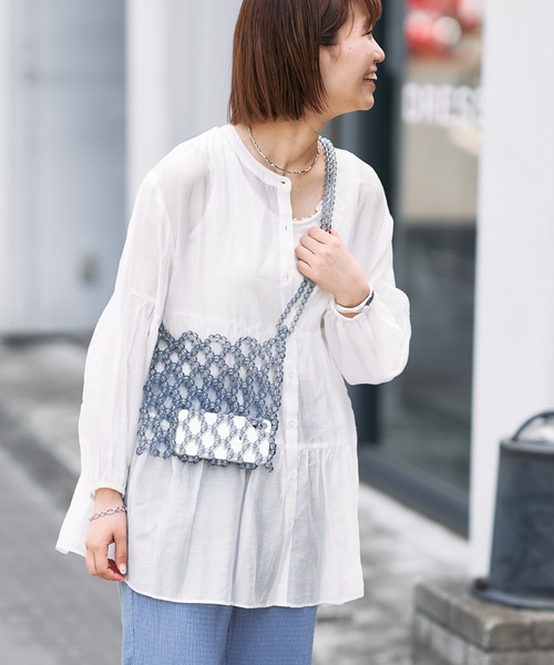 CIAOPANIC TYPY（チャオパニックティピー）の「ビーズBAG（ショルダーバッグ・レディース・ブラック/オレンジ/ブルー・ONE SIZE）」の5枚目の写真