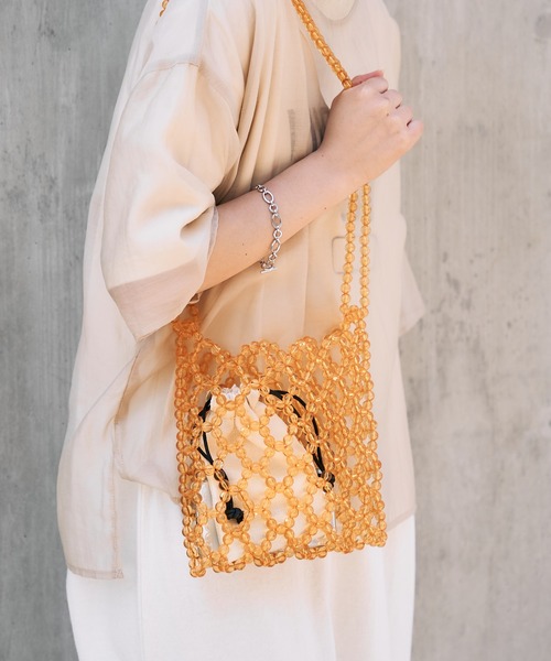 CIAOPANIC TYPY（チャオパニックティピー）の「ビーズBAG（ショルダーバッグ・レディース・ブラック/オレンジ/ブルー・ONE SIZE）」の11枚目の写真