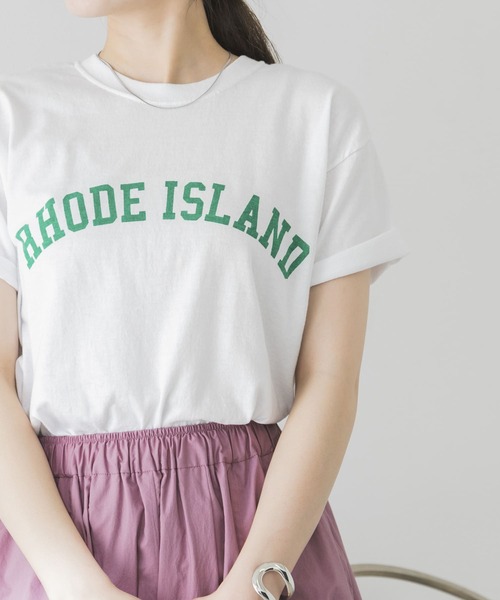 URBAN RESEARCH（アーバンリサーチ）の「Vintage ロゴTシャツ（Tシャツ/カットソー・レディース・ブラック/ネイビー/オフホワイト・FREE）」の2枚目の写真