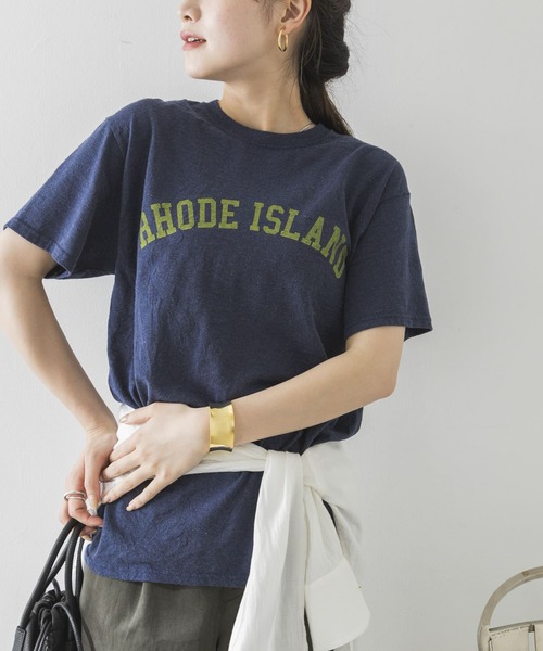 URBAN RESEARCH（アーバンリサーチ）の「Vintage ロゴTシャツ（Tシャツ/カットソー・レディース・ブラック/ネイビー/オフホワイト・FREE）」の11枚目の写真