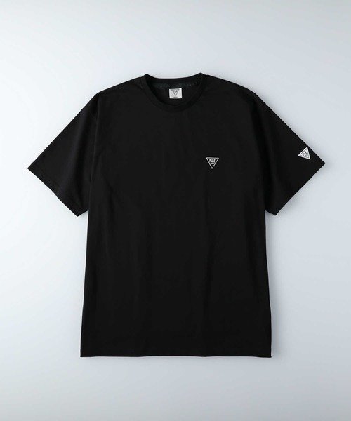 エグランティーヌ EGLANTINE バイオスムース プリント箔ロゴ半袖Tシャツ （ブラック） エグランティーヌ EGLANTINE バイオスムース プリント箔ロゴ半袖